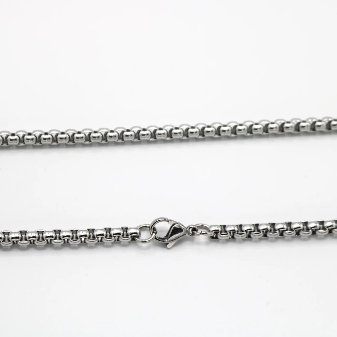 4mm Round Box Chain - Premium 316L Stainless - Image 4