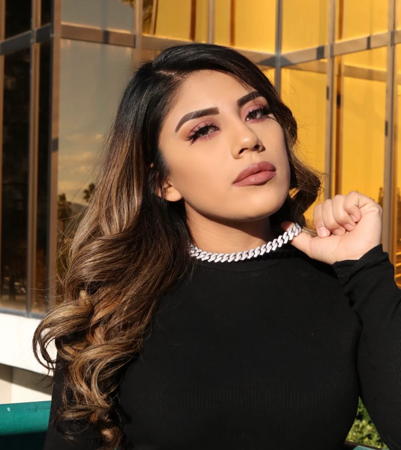 13mm Diamond Prong link Cuban Necklace - White Gold - Image 4